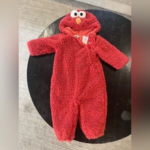 Pottery Barn Red Elmo Halloween Footie